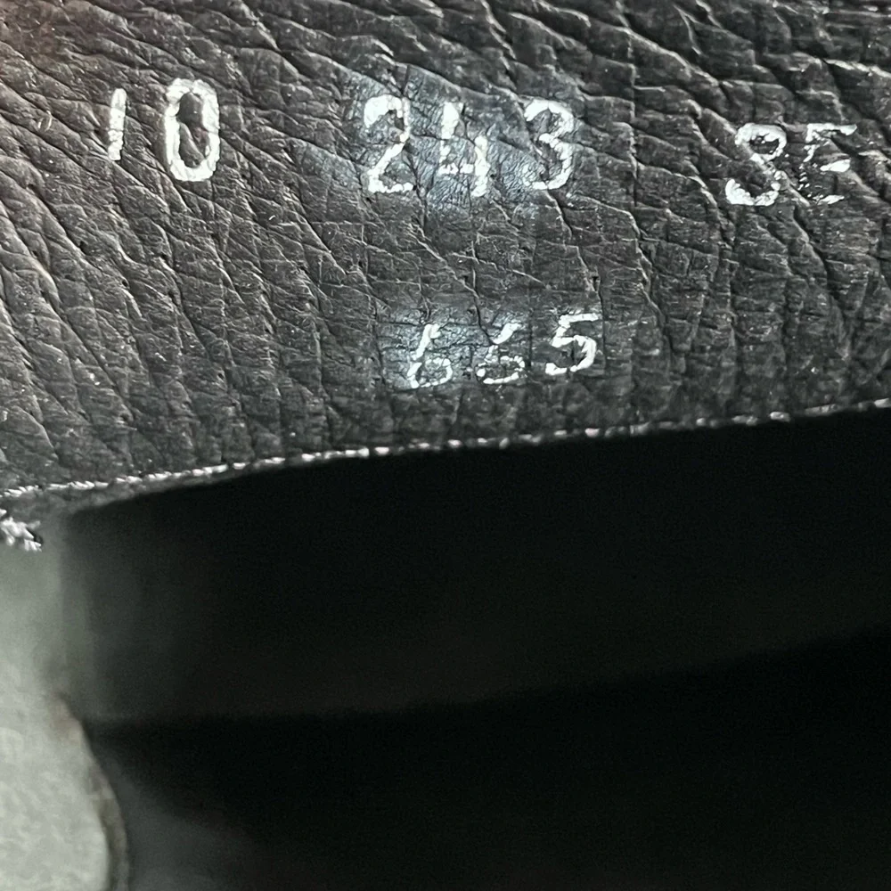 Hitchcock Black Leather Men’s Shoes Slip On Wide 3E Size 10
